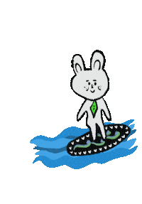 Jong Up Bunny Sticker