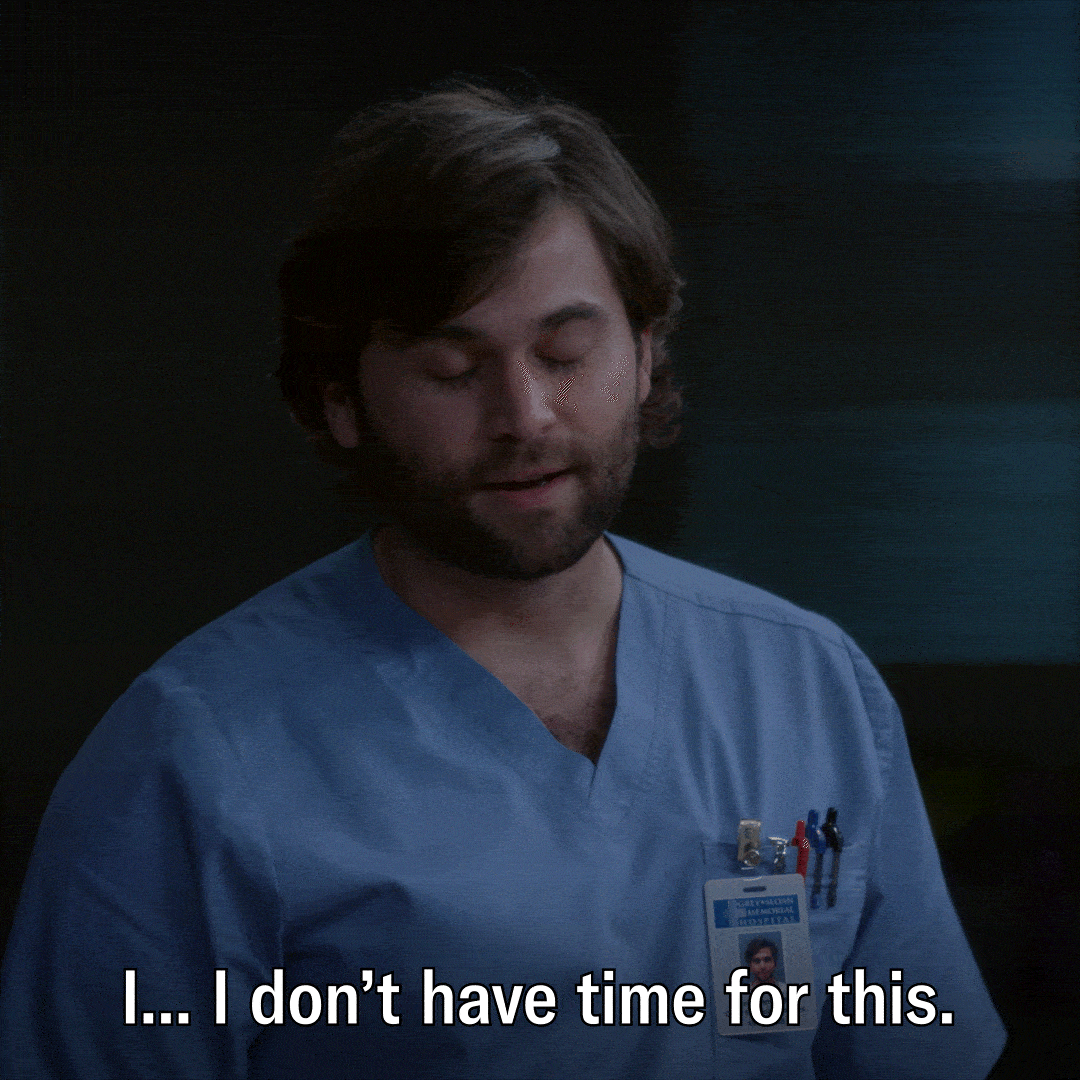 Running Late Greys Anatomy GIF by ABC Network