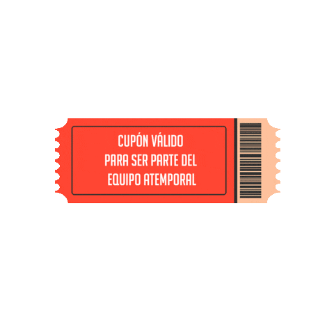 Peliculas Cupon Sticker by Atemporal - Festival Itinerante de Cine Latinoamericano