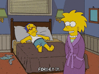tired lisa simpson GIF