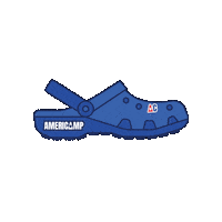 AmeriCamp america summer camp croc crocs Sticker
