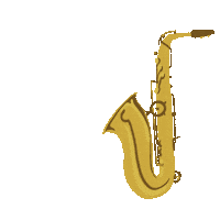 Jazz Saxophone Sticker