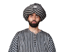 Shocked No Way Sticker by The Sultan