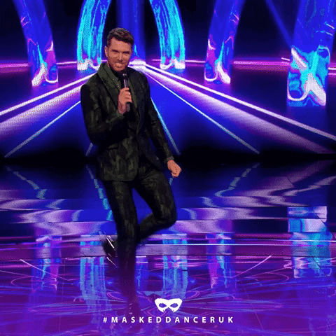 Joel Dommett Dance GIF by The Masked Singer UK & The Masked Dancer UK