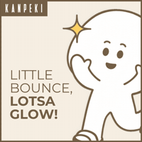 Bounce Glow GIF by Kanpeki Care