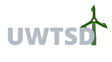 Wind Turbine University Sticker by UWTSD