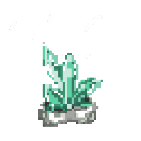 Pixel Crystal Sticker