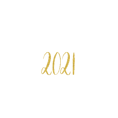 New Year Gold Sticker