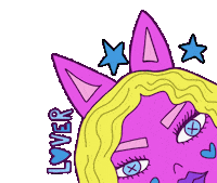 Pink Hearts Sticker