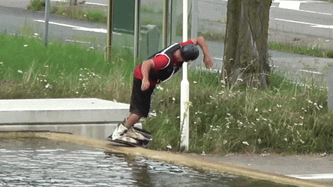 Wakeboarding Bail GIF