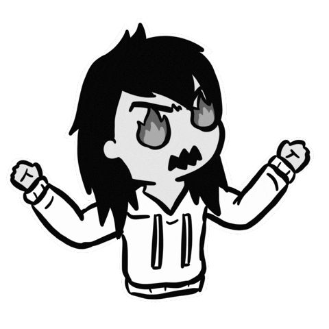 Angry Fire Sticker