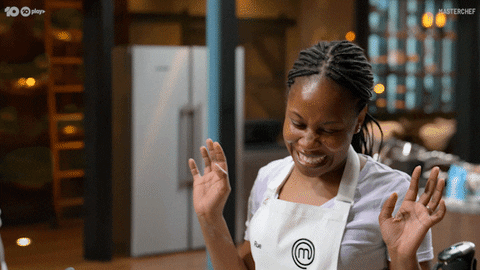 Happy Rue GIF by MasterChefAU