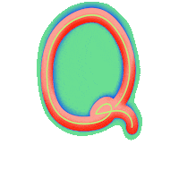 SignoritaChocolita pink red green typography Sticker