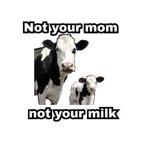 Vegan Milk Sticker by Natur-Clean-up