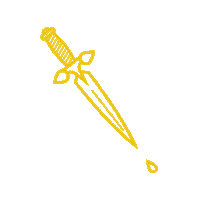 Knife Dagger Sticker by Knives Out