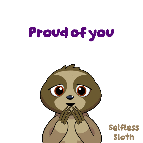 Proud Sloth Sticker by VeeFriends