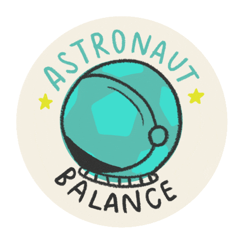 brazilianunited giphyupload buc brazilianunited astronaut balance Sticker