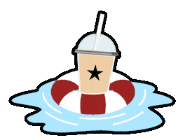 On The Move Swimming Sticker by Mugg & Bean