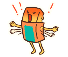 Angry Butter Sticker by Polygonal Mind