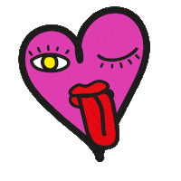 MAL_ideas4good love heart sad design Sticker