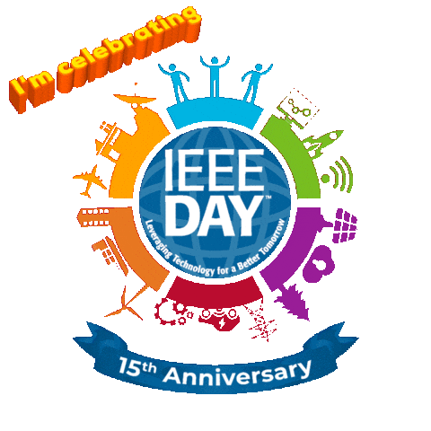 IEEEDAY ieeeday ieeeday2024 im celebrating 15thyear Sticker