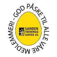 Easter Paske Sticker by Sanden Treningssenter