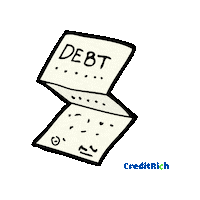 Debt Moneymoves Sticker by CreditRich