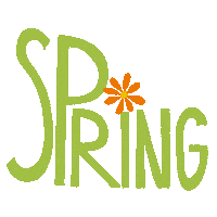 Spring Springtime Sticker