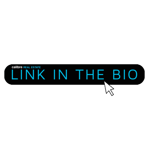 Link In The Bio Sticker by Calibre Real Estate