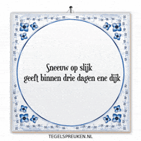 Water Winter GIF by Tegelspreuken.nl