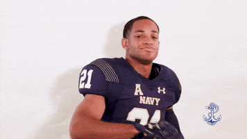 Navy Football First Down GIF by Navy Athletics