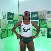South Florida Horns Up GIF by USF Athletics