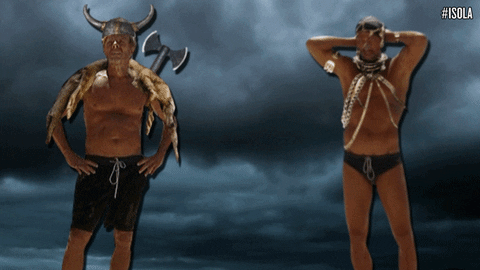 vs match GIF by Isola dei Famosi