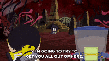 kenny mccormick costume GIF by South Park 
