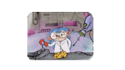 Alanoxud crazy mouse lab badday Sticker