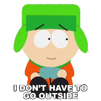 Stay Inside Kyle Broflovski Sticker by South Park