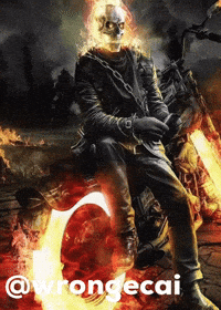 wrongecai ghost rider wrongecai the ghost rider GIF