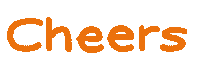 Cheers Sticker by Classysoda