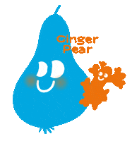 Ginger Pear Sticker by Classysoda