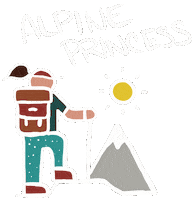 Adventure Hiking Sticker by Alpine Princess