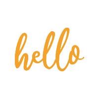 Star Hello Sticker