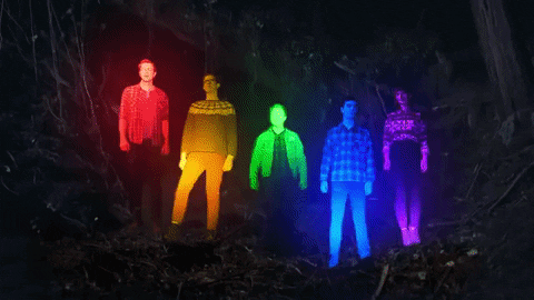 wild ones rainbow GIF by Topshelf Records