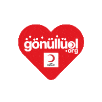 Volunteer Humanity Sticker by Türk Kızılay