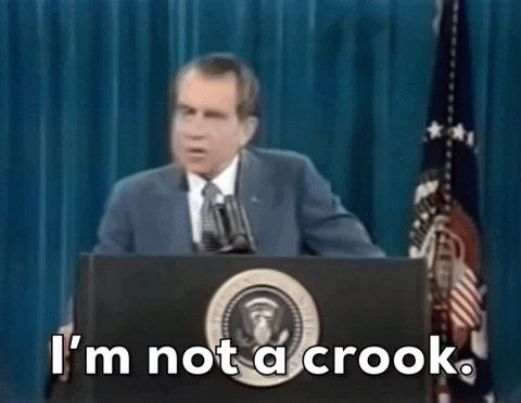 Richard Nixon Corruption GIF by GIPHY News