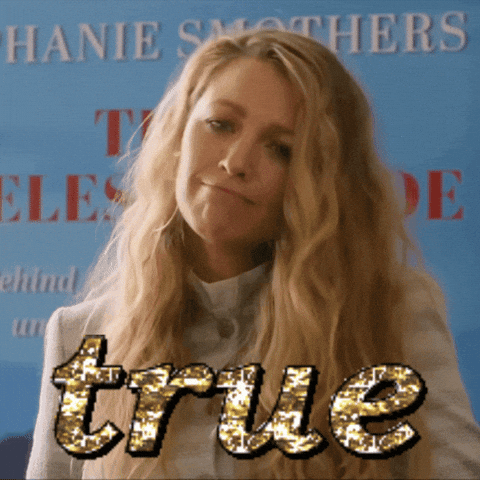 Truth Shrug GIF by Blake Lively Fan