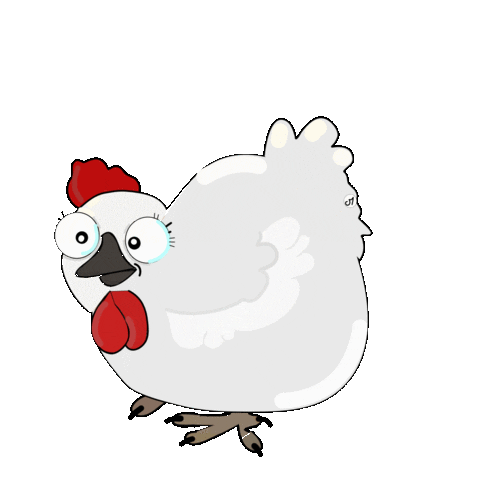 Chickens_gang pearl chickens poule chickensgang Sticker