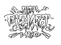 10Th Planet Logo Sticker by 10PNYC