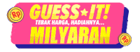 tokopedia guess Sticker by Lazada