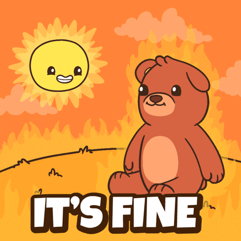 Nervous Teddy Bear GIF by BEARISH