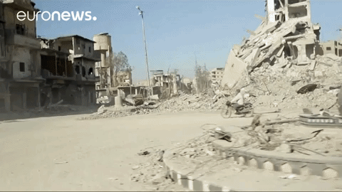 destruction syria GIF by euronews